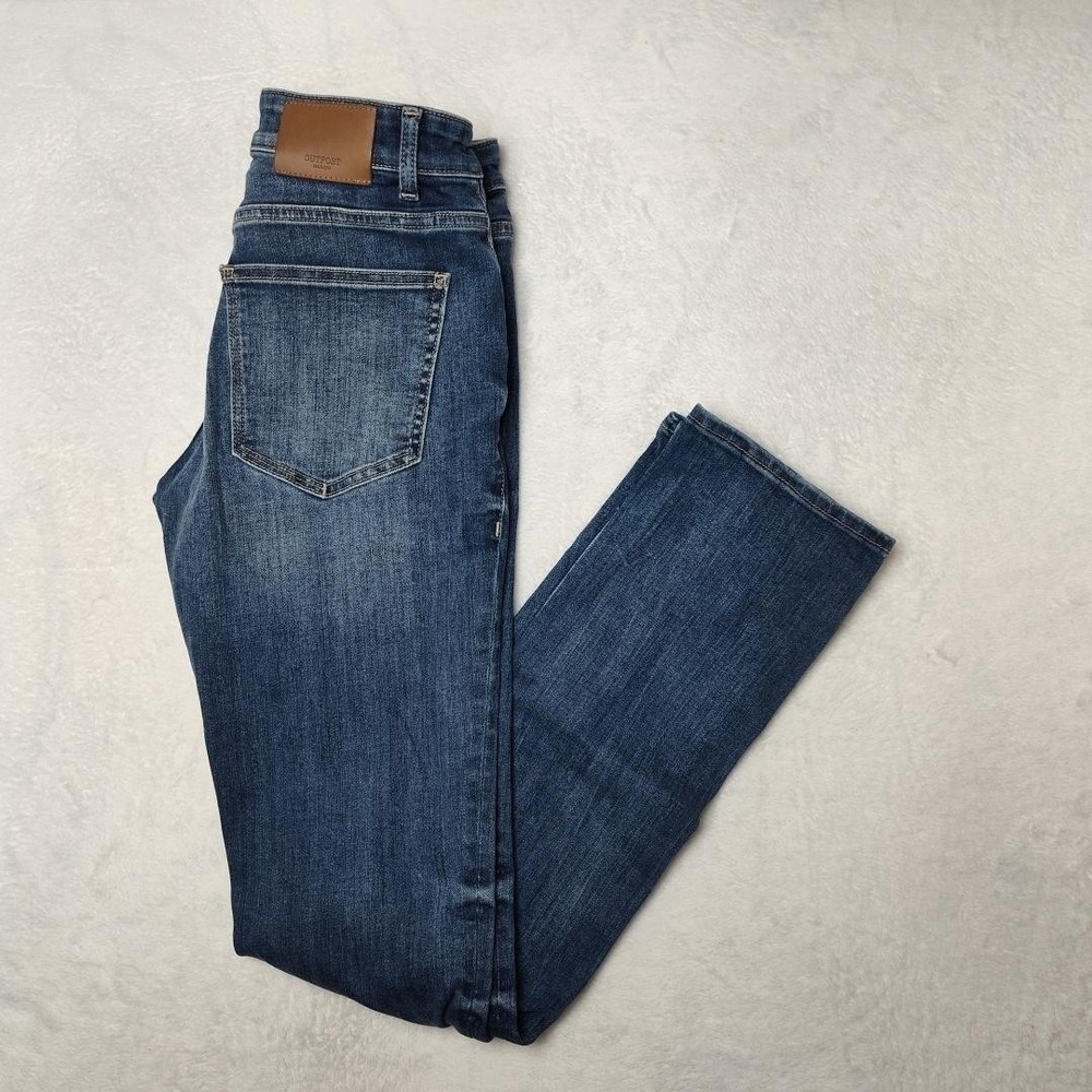 Buckle Outpost Makers Slim Straight Jeans Mens‎ 29x32 Blue Medium Wash Stretch